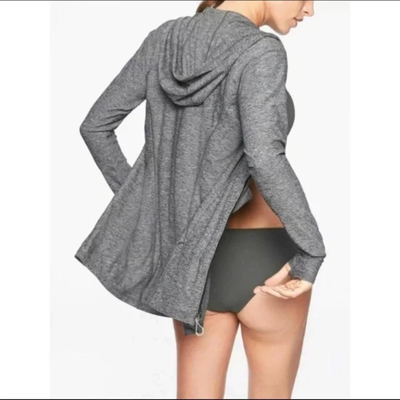 Athleta Vitamin Sea Heather Gray Jacket - Picture 3 of 16